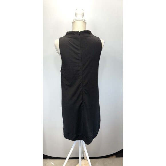 Cooper St Life of the Party Black Shift Dress Size 8 High Neck Pockets Retro - Picture 3 of 13